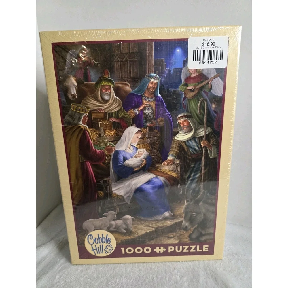 Cobble Hill Holy Night Nativity Scene 1000pc Puzzle‎ 19.25